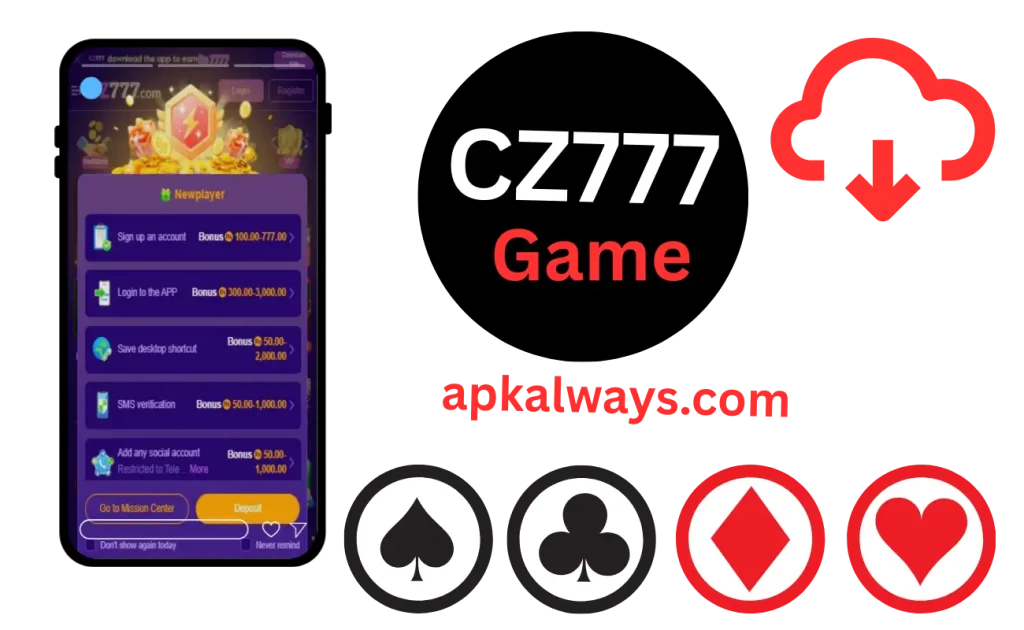 New Player bonus of CZ777 game